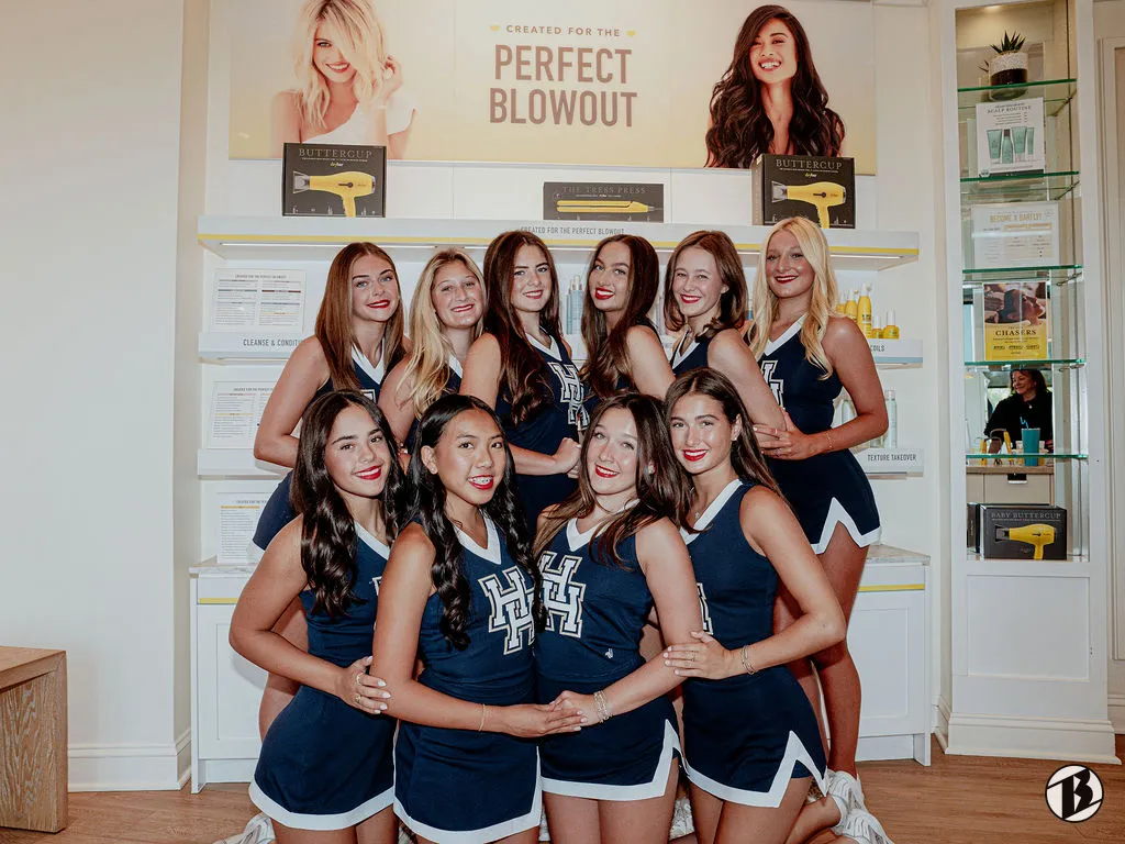 Heritage Hall Cheerleading x Dry Bar